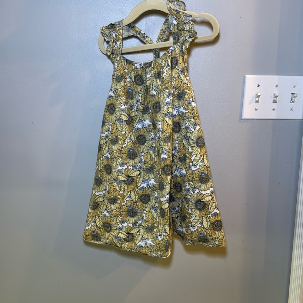 Sigrid Olsen floral lined back dress 4T